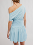 Free People Scorching Hot Mini Dress Starlight Blue detail view