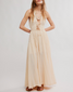 Free People Angel Maxi Dress in Buttercream fabric detail