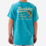 Burlebo Boys' Bait and Rigs Tee Heather Cyan side view