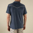 Sendero Provisions Co. Men's Cantina Terry Polo Vintage Indigo back
