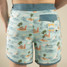Sendero Provisions Co. Men's Point Bar Boardshorts in Malibu Cowboy Light Blue flat lay