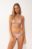 Rio de Sol Women's Ditsy Frufru Bikini Bottoms floral print back view
