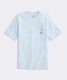 Vineyard Vines Boys' Sunset Regatta Scene Short-Sleeve Pocket Tee in Rocks Blue