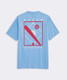 Vineyard Vines Boys' Baseball Bat and Stars Short-Sleeve Harbor Performance Tee in Jake Blue