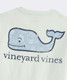 Vineyard Vines Boys' Pirate Map Whale Short-Sleeve Pocket Tee in Aqua Glass graphic closeup