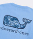 Vineyard Vines Men's Sportfisher Palm Whale Short-Sleeve Pocket Tee in Serenity Blue