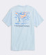 Vineyard Vines Men's Sunset Regatta Scene Short-Sleeve Pocket Tee in Rocks Blue