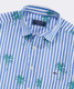 Vineyard Vines Men's Under The Palms Cotton Short-Sleeve Shirt in Breaker Blue