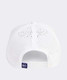 Vineyard Vines Golf Logo Hi-Pro Performance Trucker Hat in White Cap front view