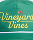 Vineyard Vines Golf Logo Rope Hat in Turf Green side view