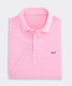 Vineyard Vines Men's Anegada Stripe Sankaty Performance Polo in Bahama Breeze