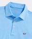 Vineyard Vines Men's Anegada Stripe Sankaty Performance Polo in Ocean Breeze back