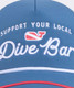 Vineyard Vines Support Your Local Dive Bar Hi-Pro Trucker Hat in Moonshine