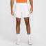 The Nike Men's Court Advantage Dri-FIT 6 inch Tennis Shorts in White