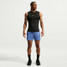 Nike Men's Pro Training Dri-FIT 6" Shorts Indigo Storm full front