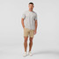 Mizzen+Main Men's Deck Shorts in Light Khaki front view