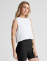 Beyond Yoga Women's Featherweight Minimal Crop Top in White side view