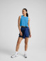 Beyond Yoga Women's Featherweight Minimal Crop Top in Malibu Lagoon Heather