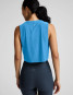 Beyond Yoga Women's Featherweight Minimal Crop Top in Malibu Lagoon Heather