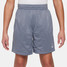 The Nike Kids' Nike Multi Dri-FIT Mesh Shorts in Cool Grey