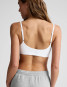 Beyond Yoga Women's Spacedye Forever Sports Bra White back