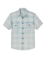 Filson Men's Lightweight Alaskan Guide Shirt Indigo Plaid front view