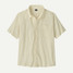 The Patagonia Men's A/C Short Sleeve Shirt in Birch White
