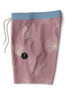 Vissla Men's Happy Hours 18.5 Inch Boardshorts in Rose detail view