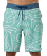 O'Neill Men's Hyperfreak Mysto Scallop 19" Boardshorts - Green