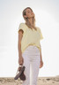 Dylan Women's Masie Top Natural Yellow fit view