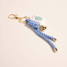 Mahjong Tile Puffy Heart Cord Bag Charm Keychain detail view