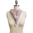 Chic Paisley Headscarf in White/Blush