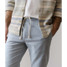 The Marine Layer Men's Saturday Stretch Beach Pants in Light Blue