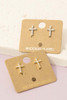 Mini Cross Stud Earrings