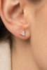 18K Gold Dipped Mini Triangle Stud Earrings
