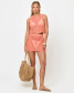 LSpace Women's Sander Skirt Fresh Squeezed Orange back view
