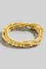 Fame Accessories Mixed Mini Gold Dipped Beaded Bracelet detail view
