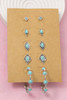 Assorted Western Turquoise Stone Earrings Set
