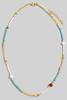 Fame Accessories Assorted Pattern Beaded Necklace flat lay
