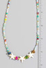 Beaded Starfish Charms Necklace