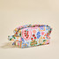 The Darling Effect Essentials Quilted Cosmetic Pouch in Ciao Bella back view