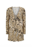 Spell Women's Snow Leopard Bias Mini Dress