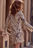 Spell Women's Snow Leopard Bias Mini Dress