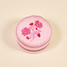 The Darling Effect Round Velvet Jewelry Case in Poppin' Petals detail