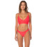 The Maaji Women's Sunset Punch Low Rise Bikini Bottoms in Bright Red