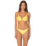 Maaji Women's Sunbeam Bia Bralette Bikini Top in Light Pastel Yellow front view