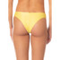The Maaji Women's Sunbeam Iconic Low Rise Bikini Bottoms in Light Pastel Yellow