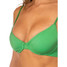 Maaji Women's Palm Leaf Dainty Underwire Bikini Top in Bright Green detail view