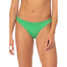 The Maaji Women's Palm Leaf Flirt Low Rise Bikini Bottoms in Bright Green