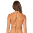 Maaji Women's Tropical Tiles Balmy Triangle Bikini Top in Open Orange side detail